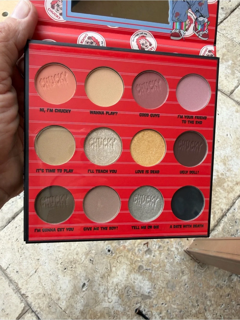 Chucky Dark Eyeshadow Palette — Bold Dark Shades